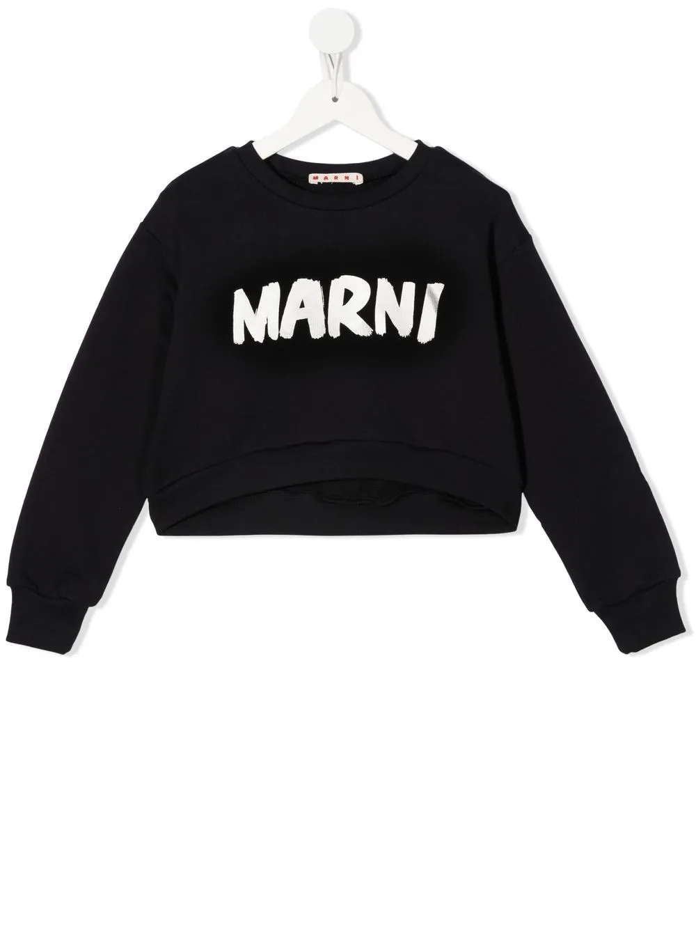 

Marni Kids sudadera con parche del logo - Azul