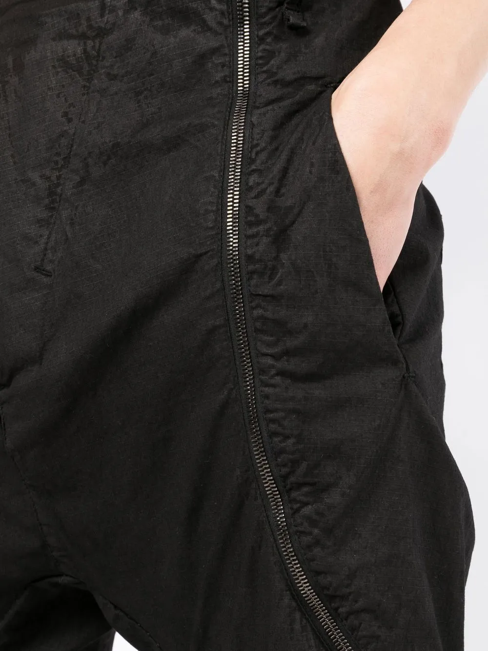 Masnada Sidezip Skinny Trousers In Black ModeSens