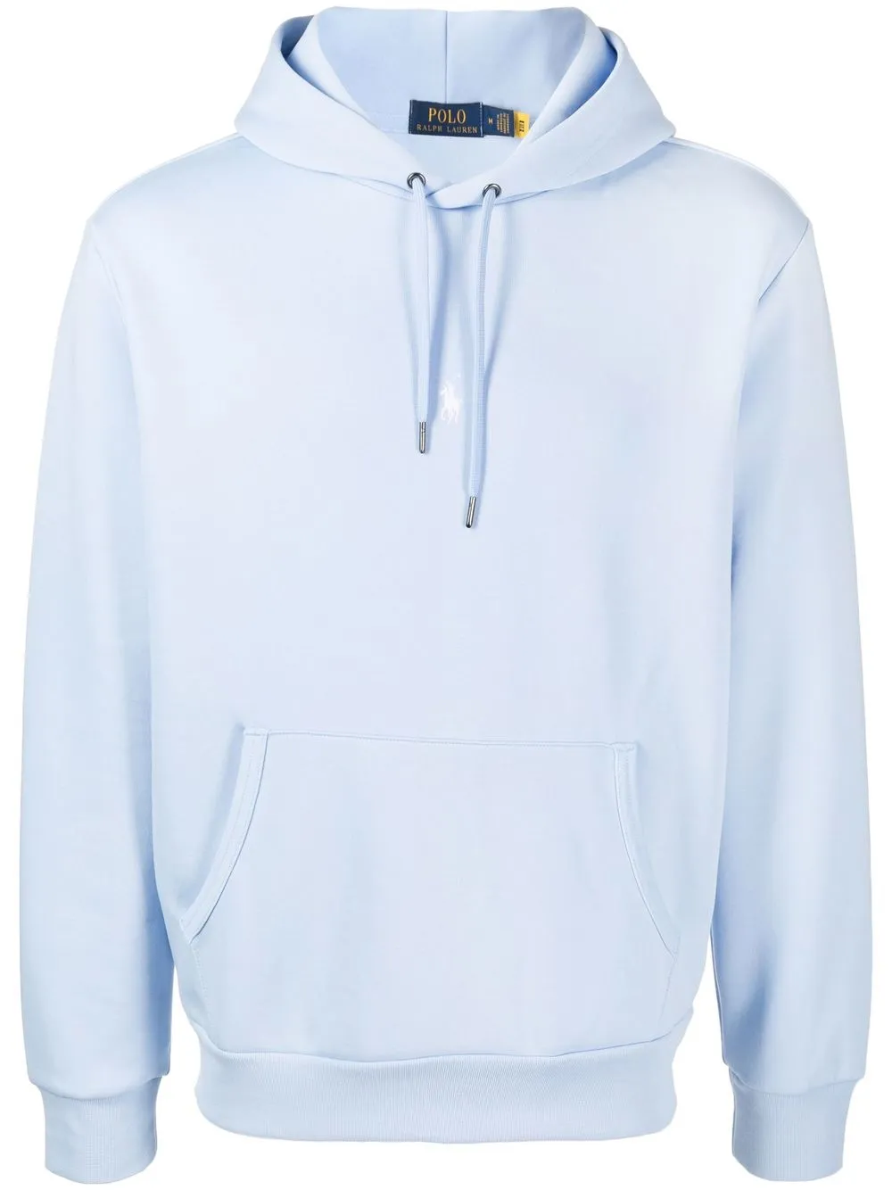 Polo Ralph Lauren Polo Pony Jersey-cotton Hoodie In Blue