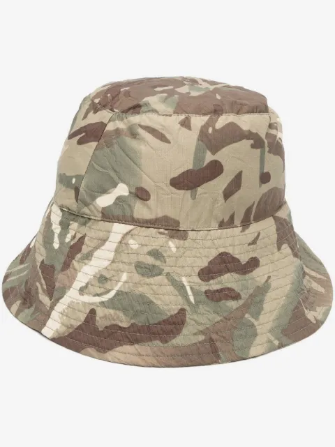 K-Way camouflage wide-brim bucket hat