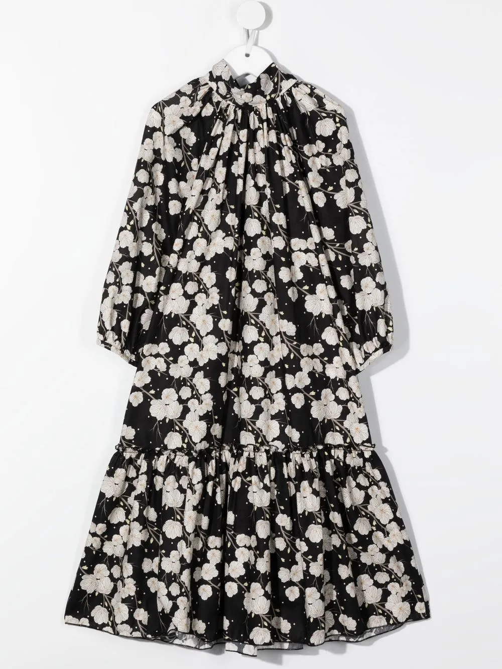 

Señorita Lemoniez TEEN Dalieda floral-print dress - Black