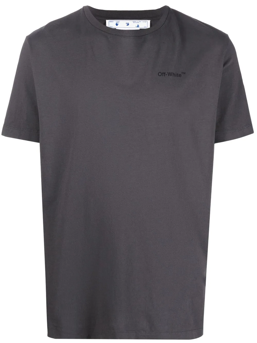 

Off-White playera con estampado gráfico - Gris