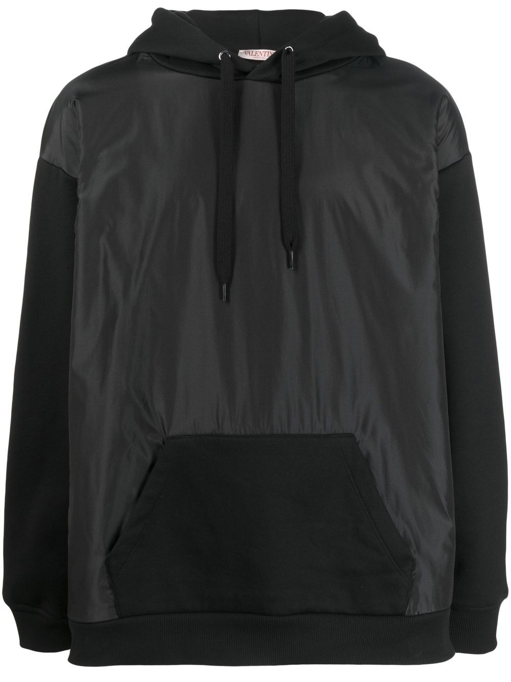 

Valentino contrast-panel hoodie - Black