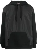 Valentino Garavani contrast-panel hoodie - Black