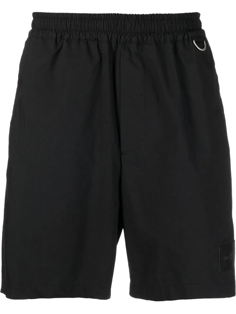 

Low Brand logo-patch jersey cotton shorts - Black