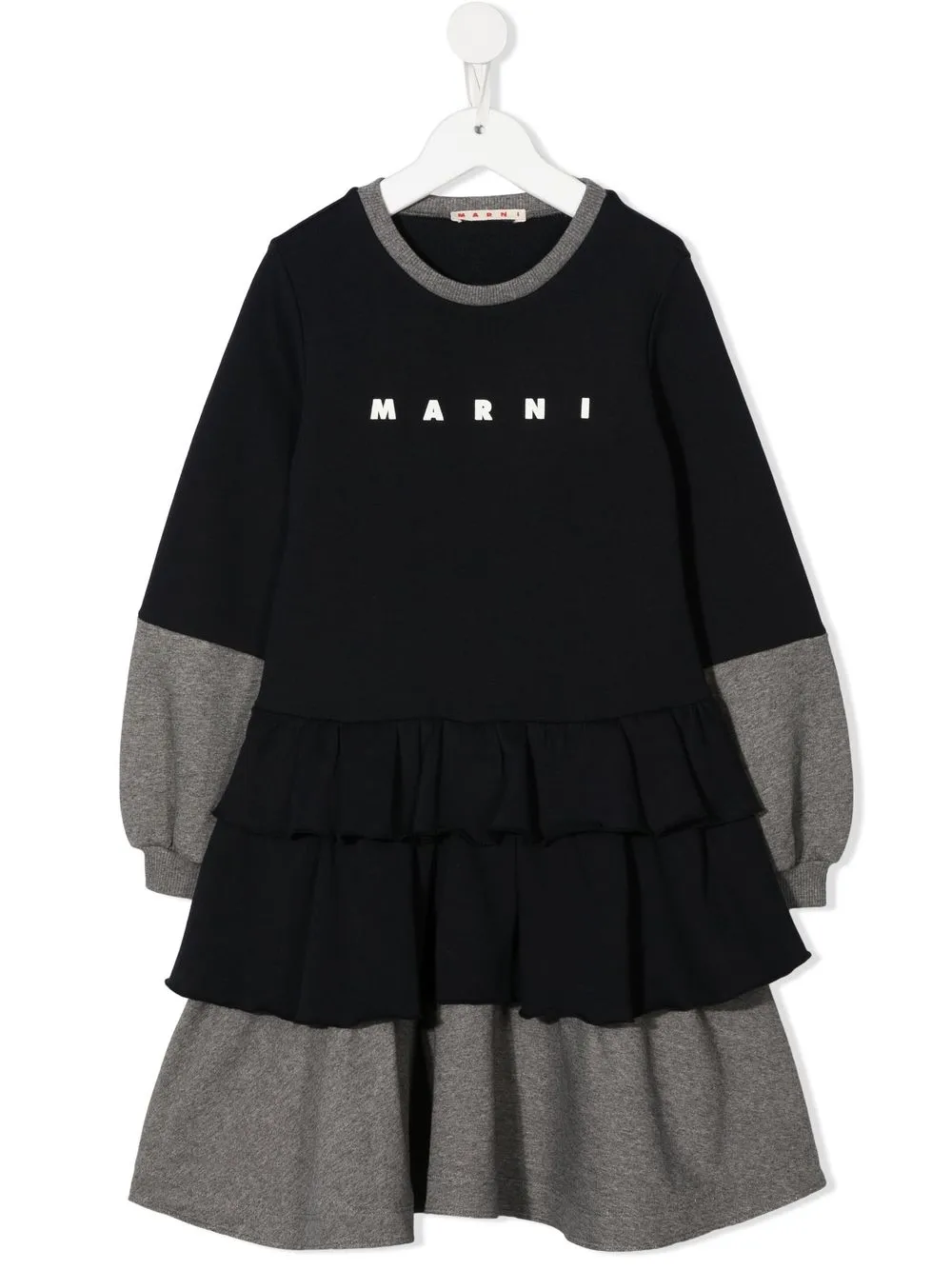 

Marni Kids round neck dress - Blue