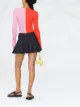 PINKO 비대칭 플리츠 미니 스커트