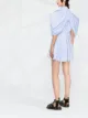 PINKO pleated puff-sleeve dress