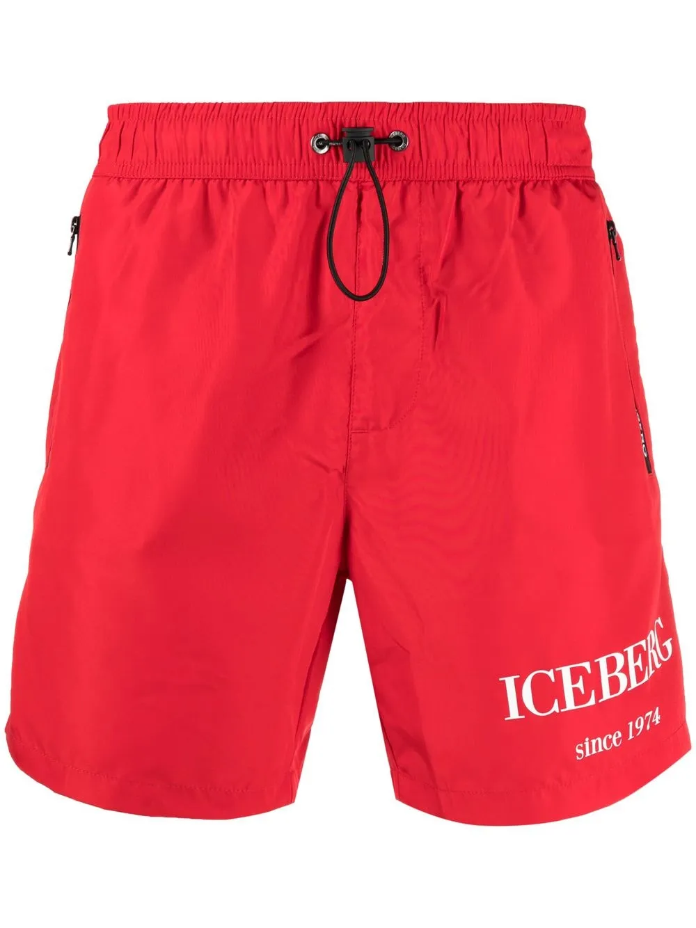 logo-print swim shorts