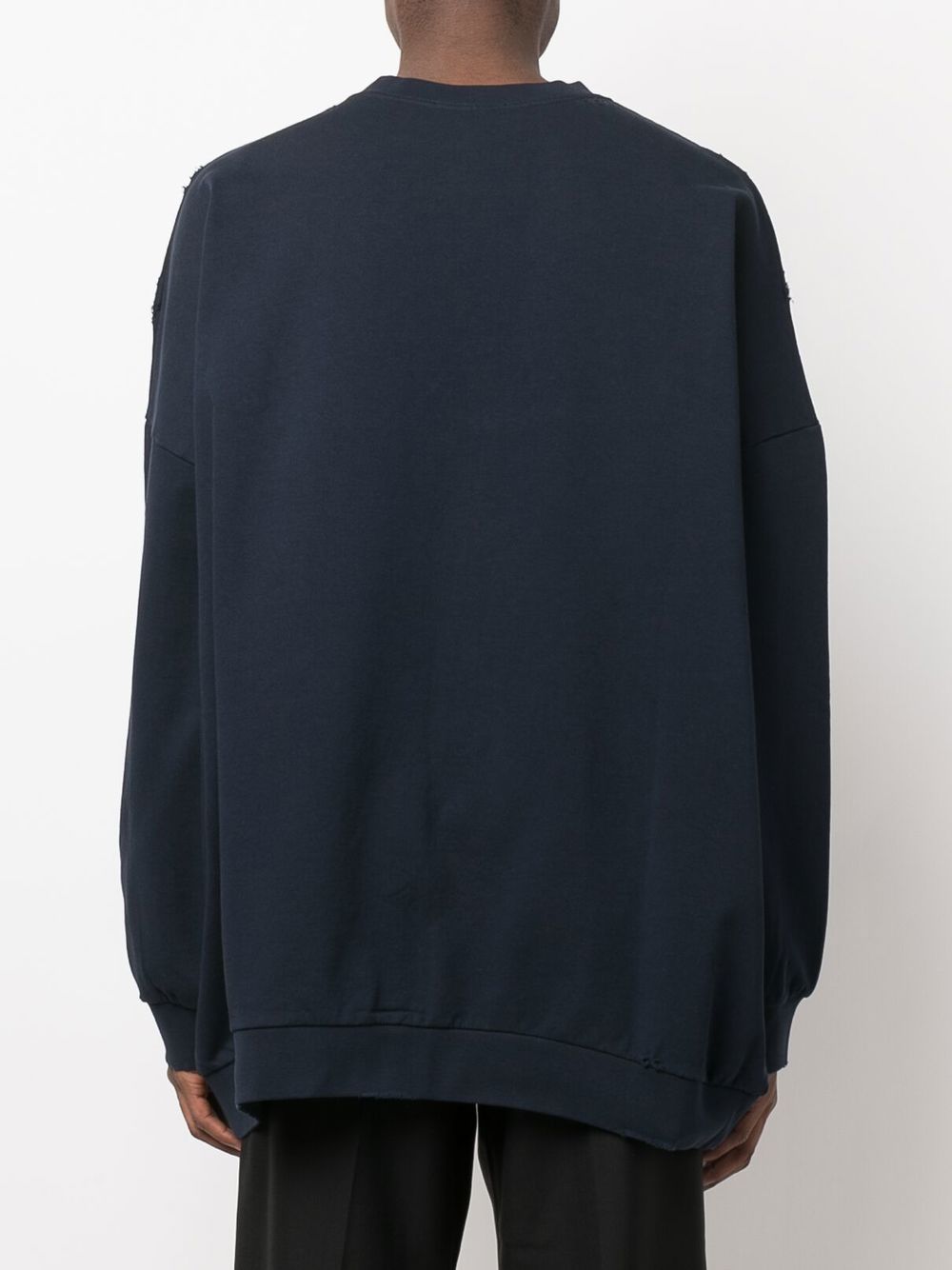 Raf Simons Distressed Oversized Sweatshirt - Farfetch