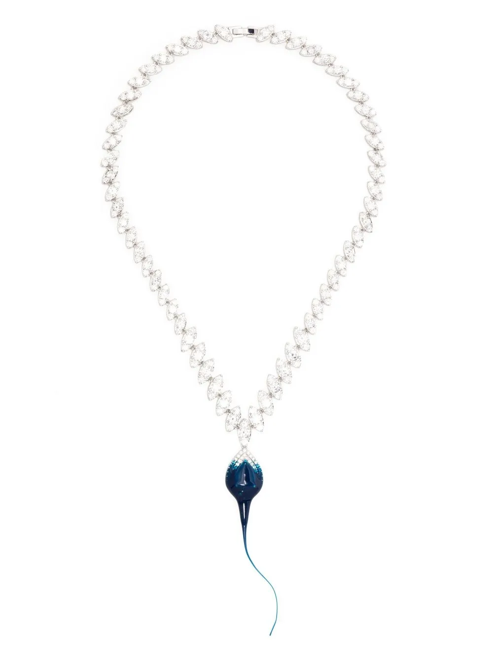 

Ottolinger diamond-drop necklace - Blue