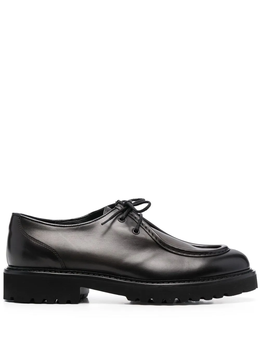 

Doucal's lace-up leather Derby shoes - Black