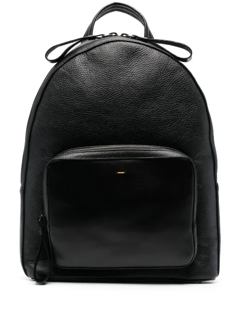 tumbled leather backpack