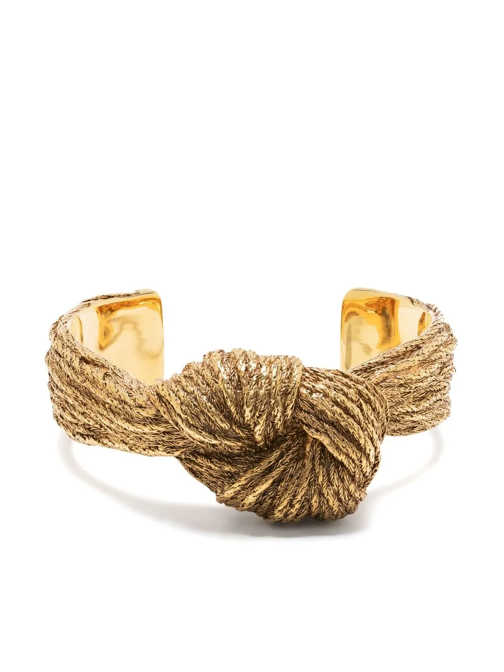 

Aurelie Bidermann brazalete Miki con nudo - Dorado