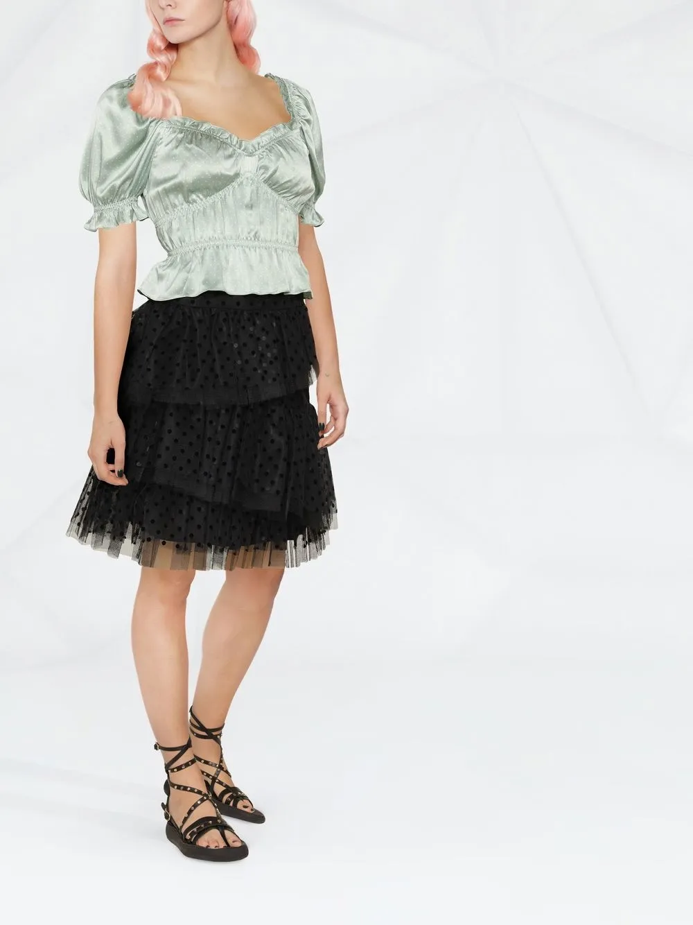 Zimmermann Skirt In Black Polyester ModeSens