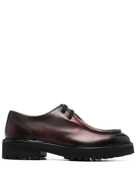 ombré-effect lace-up shoes