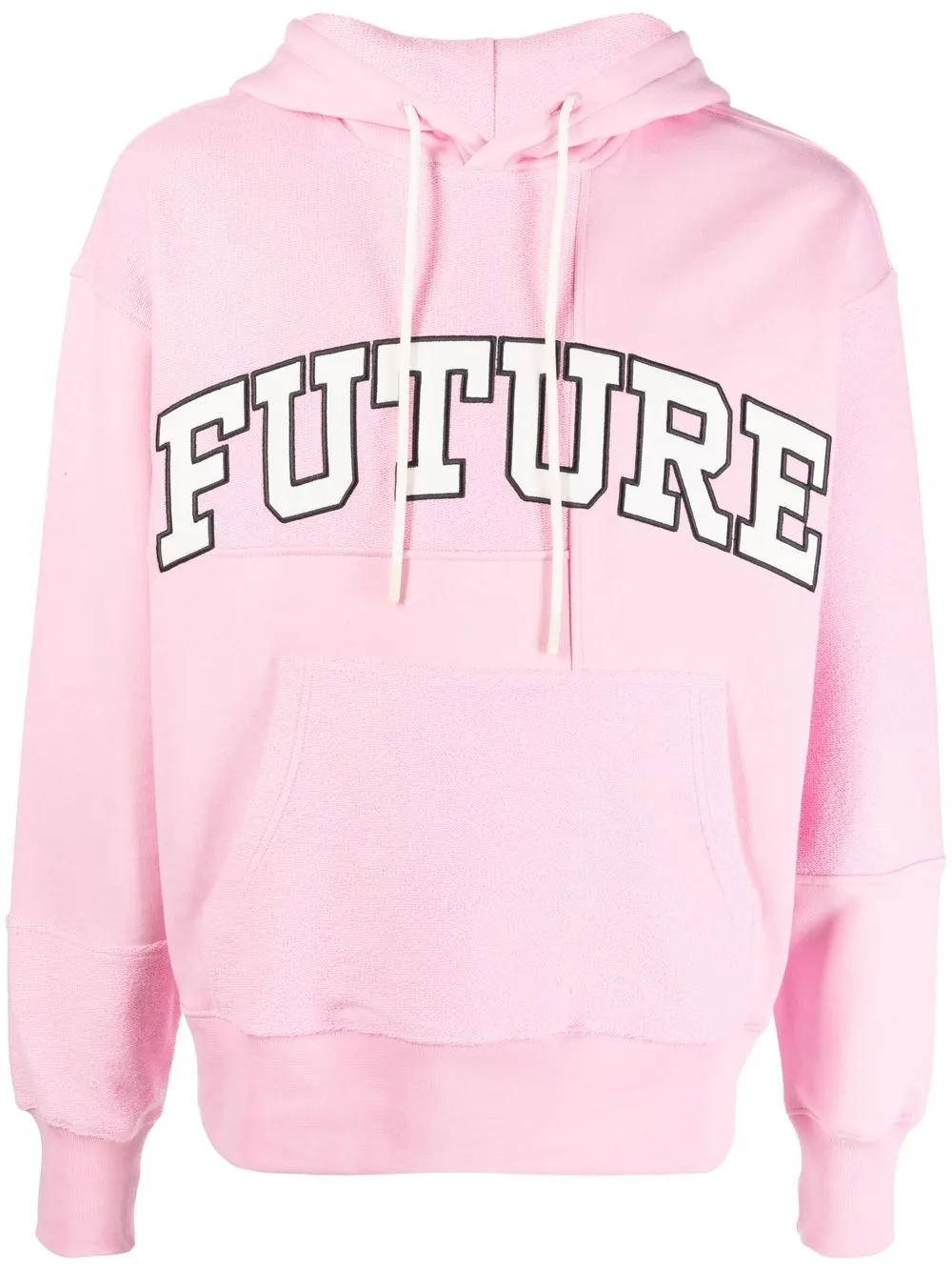 

MSGM hoodie con logo bordado - Rosado