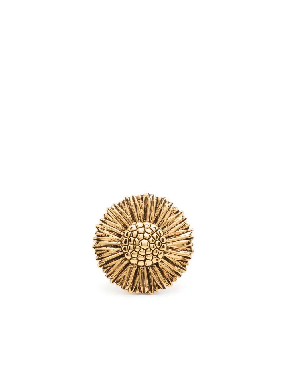 

Aurelie Bidermann arete bañado en oro - Dorado