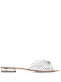 Casadei metallic strappy sandals - Silver