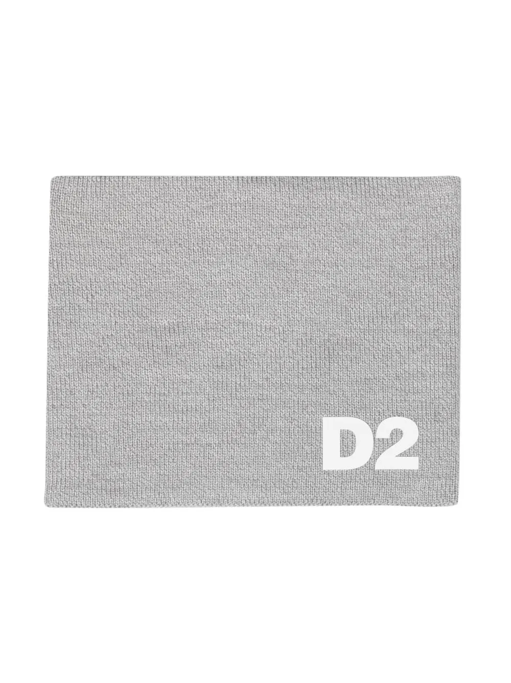 

Dsquared2 Kids wool-blend logo scarf - Grey