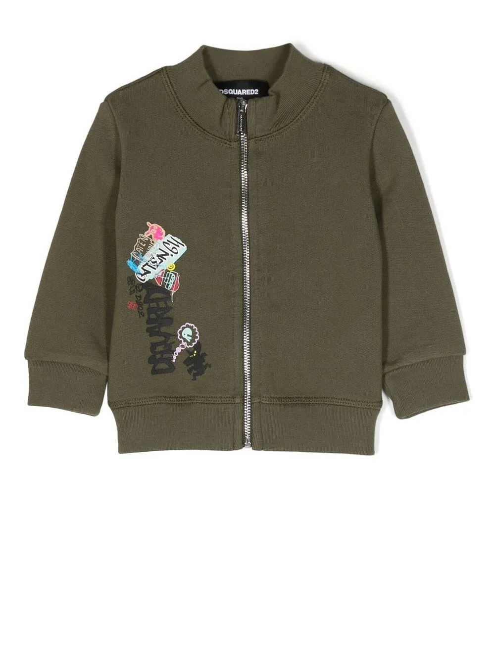 

Dsquared2 Kids sudadera con logo estampado - Verde