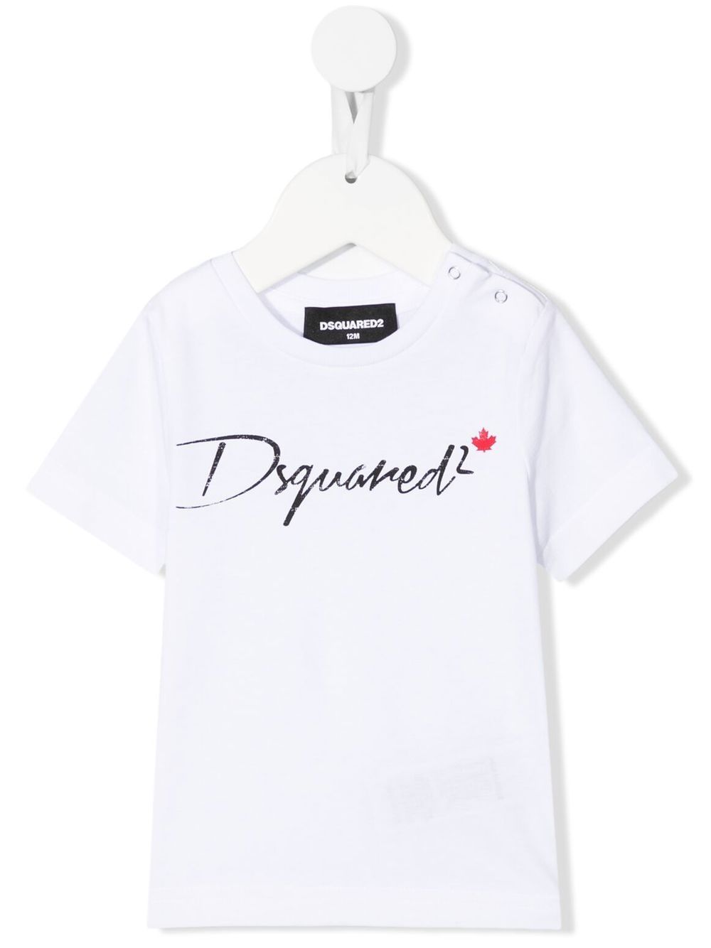 

Dsquared2 Kids playera manga corta con logo estampado - Blanco