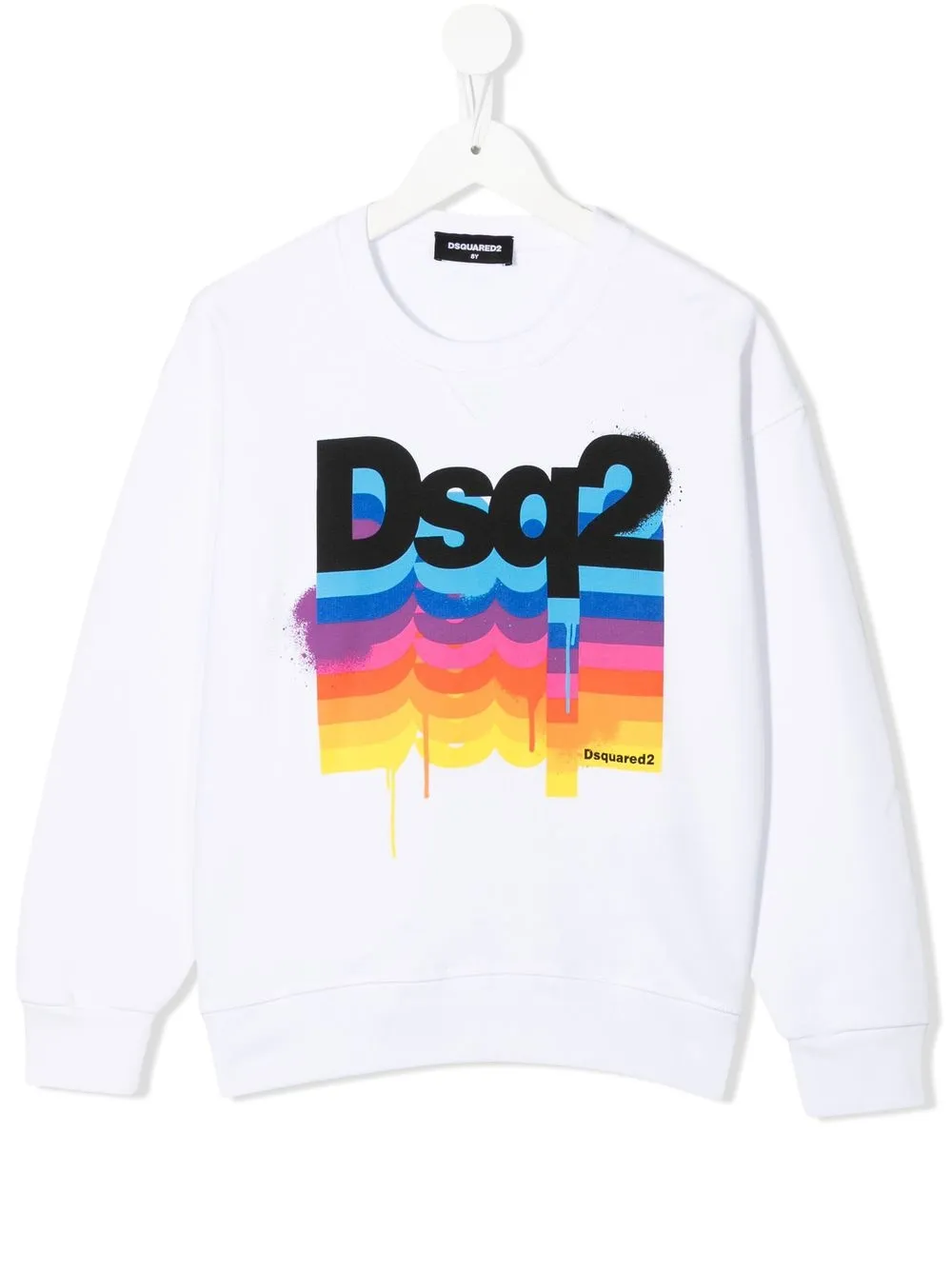 

Dsquared2 Kids sudadera con logo DSQ2 - Blanco