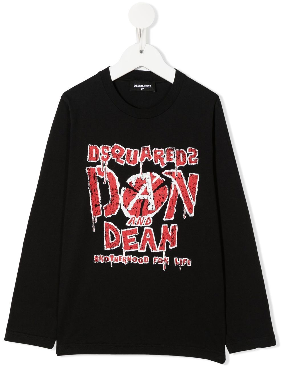 

Dsquared2 Kids playera con estampado gráfico - Negro