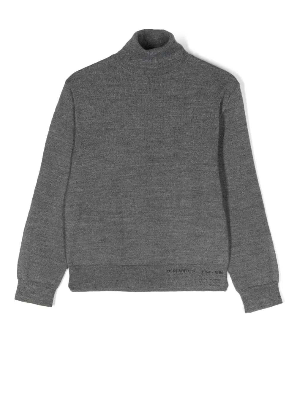 

Dsquared2 Kids suéter tejido con cuello alto - Gris