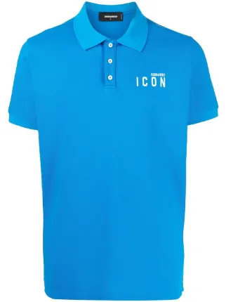 Farfetch Abbigliamento Top e t-shirt T-shirt Polo Polo con stampa Blu 