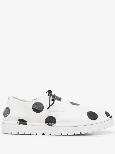Marsèll zapatos derby con motivo de lunares