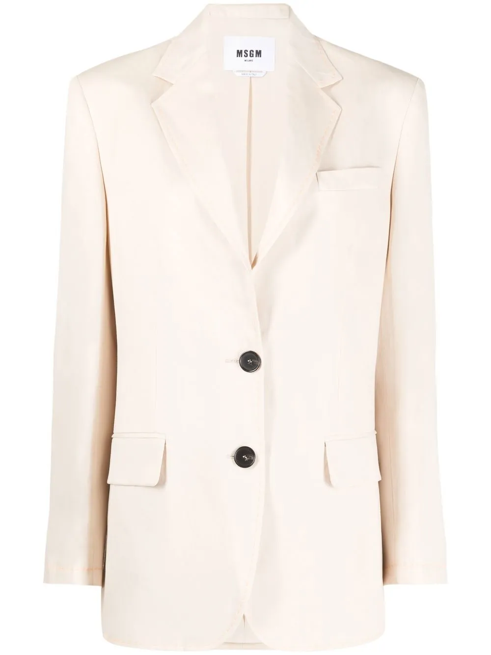 

MSGM single-breasted blazer - Neutrals