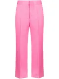 MSGM cropped tailored trousers - Pink