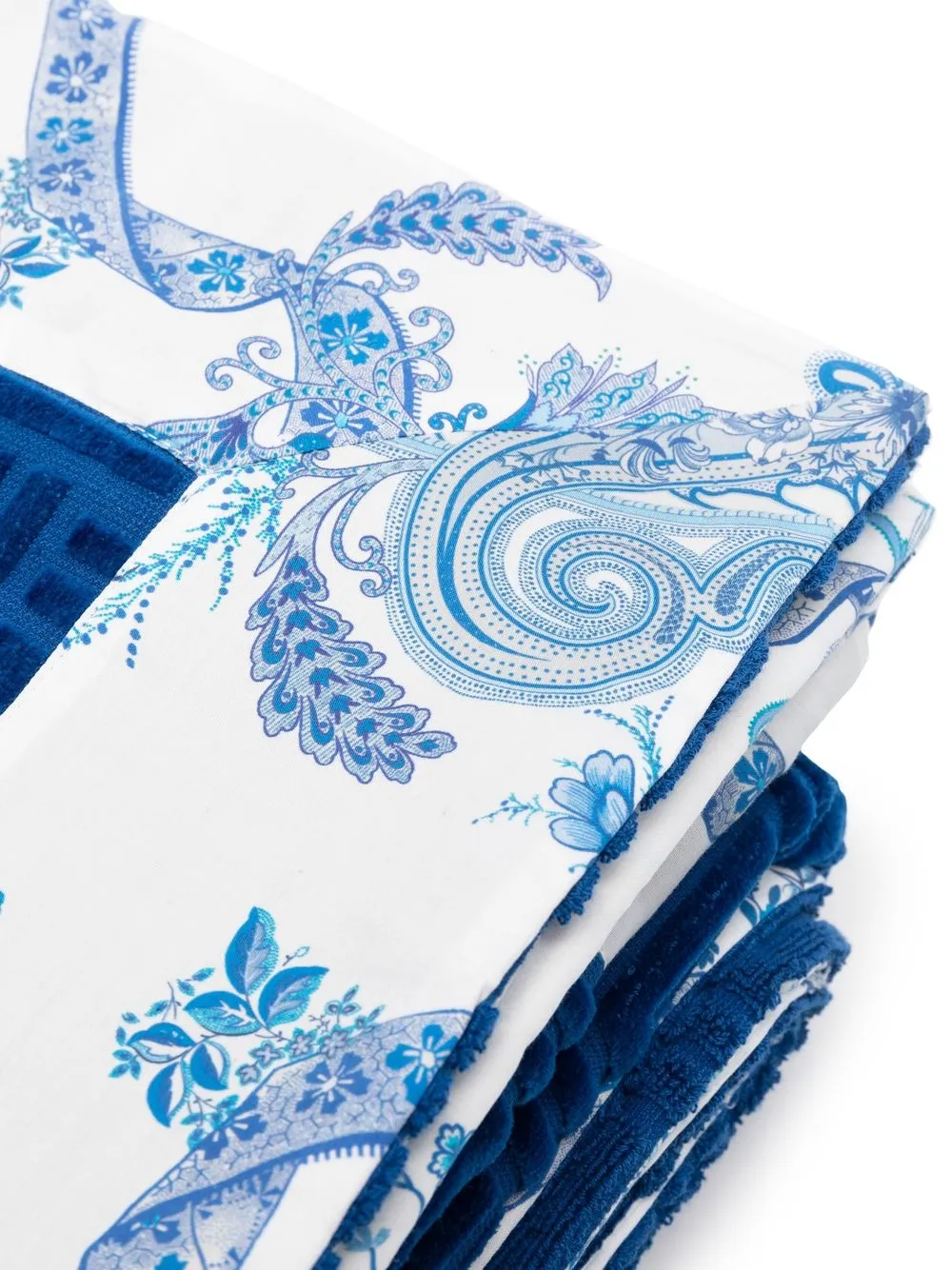 ETRO HOME PAISLEY-PRINT TRIM BEACH TOWEL