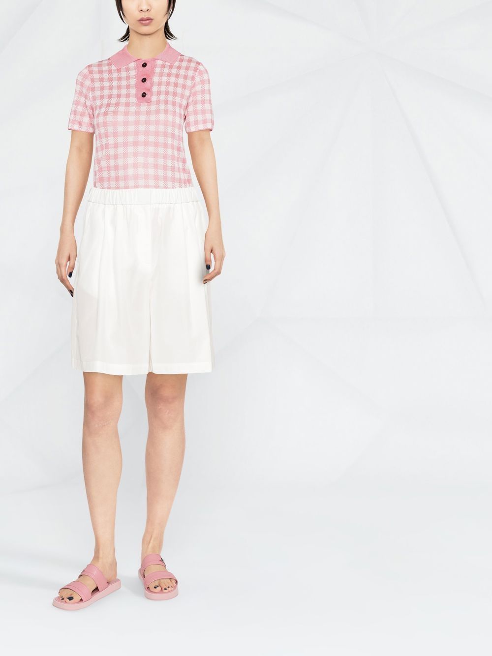 MSGM High waist shorts - Wit