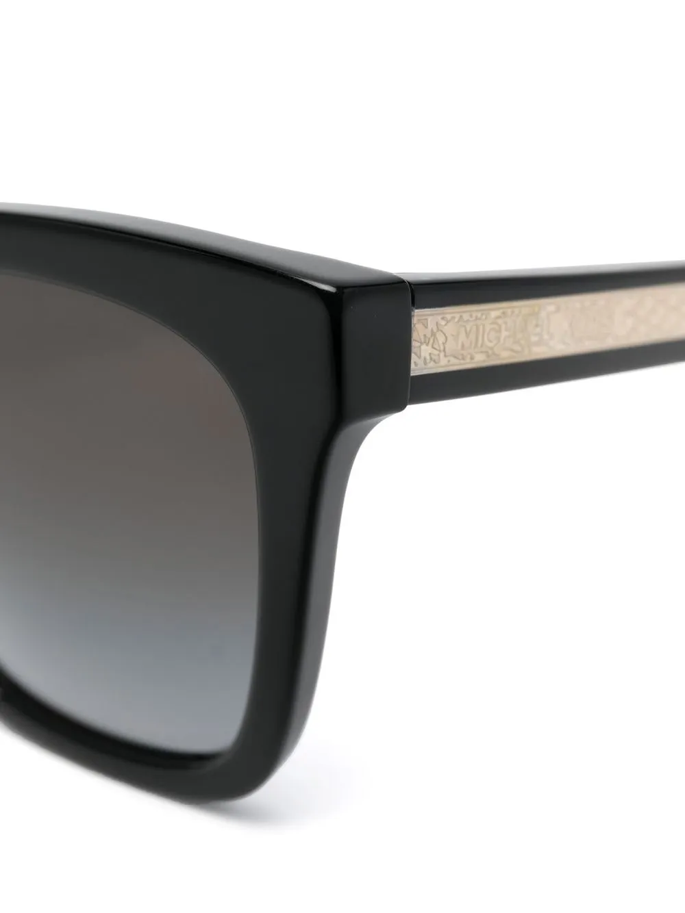 Michael Kors San Marino zonnebril met vierkant montuur Zwart