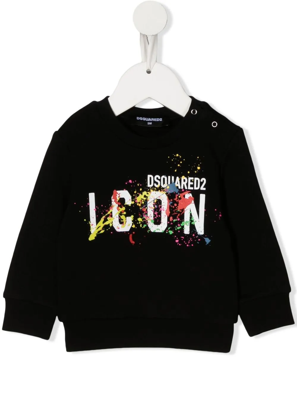 

Dsquared2 Kids sudadera Icon - Negro