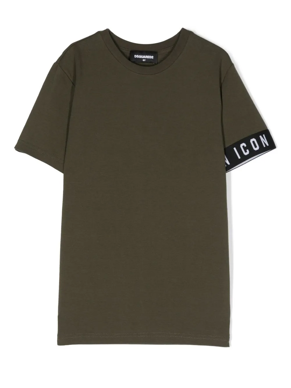 

Dsquared2 Kids logo-tape crew-neck T-shirt - Green