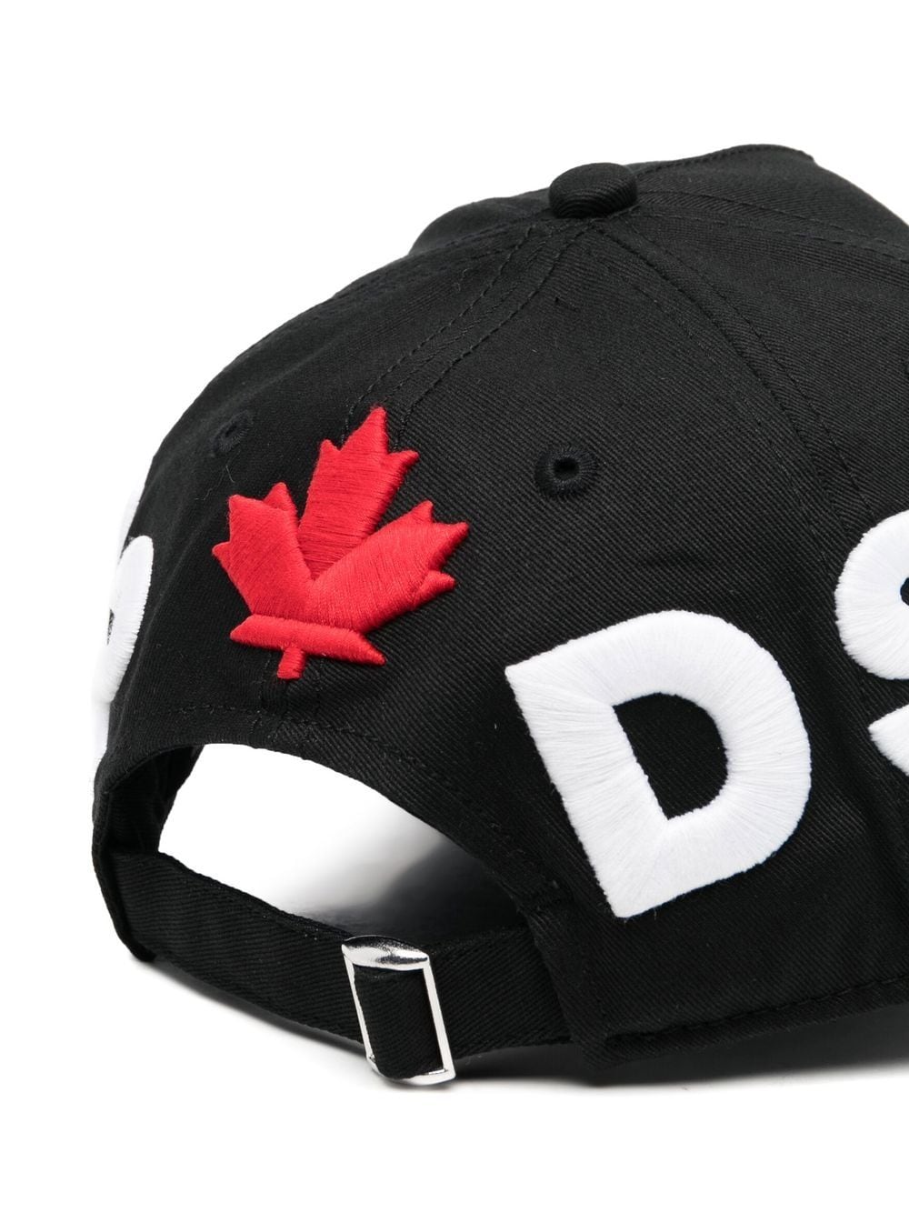 Dsquared2 Kids Honkbalpet met geborduurd logo - Zwart