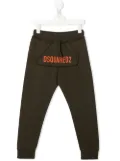 DSQUARED2 KIDS logo-print track pants - Green