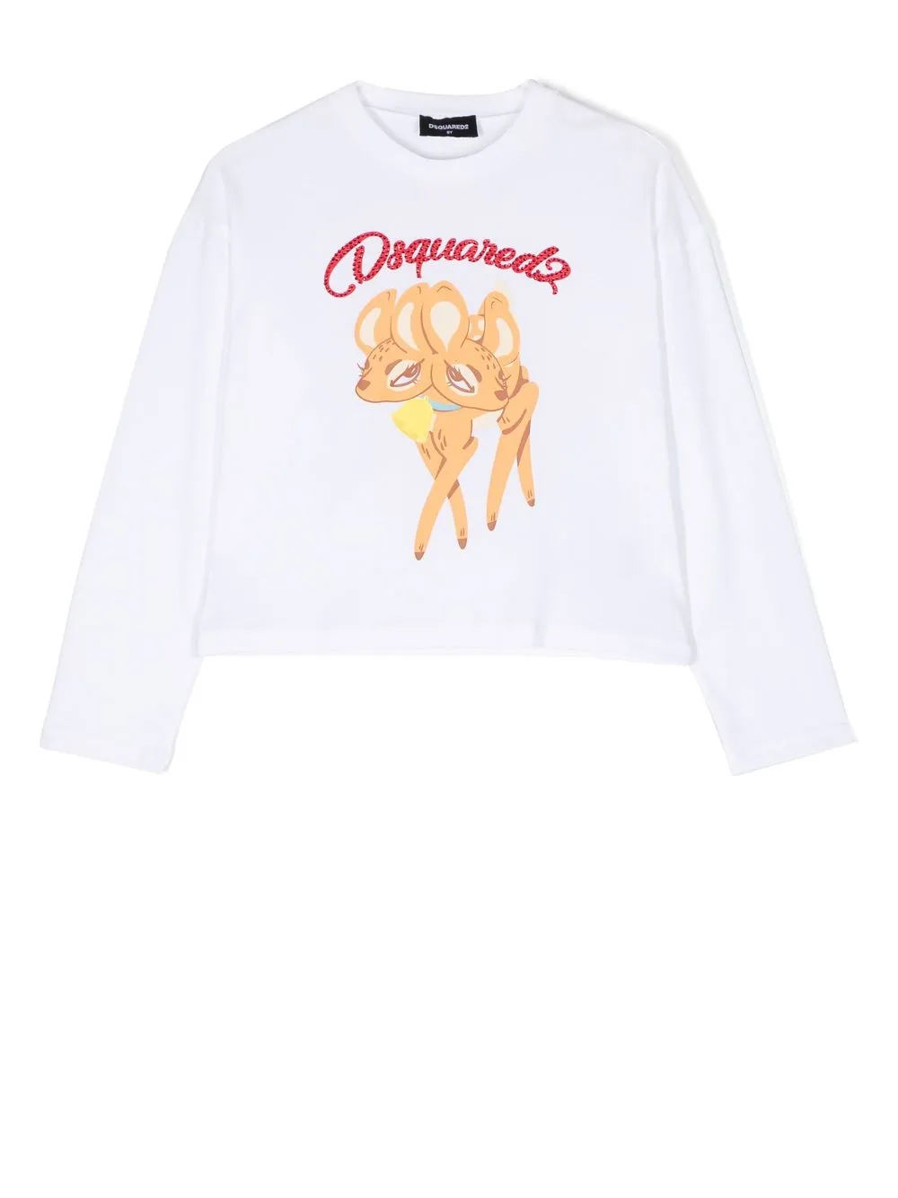 

Dsquared2 Kids playera con logo estampado - Blanco