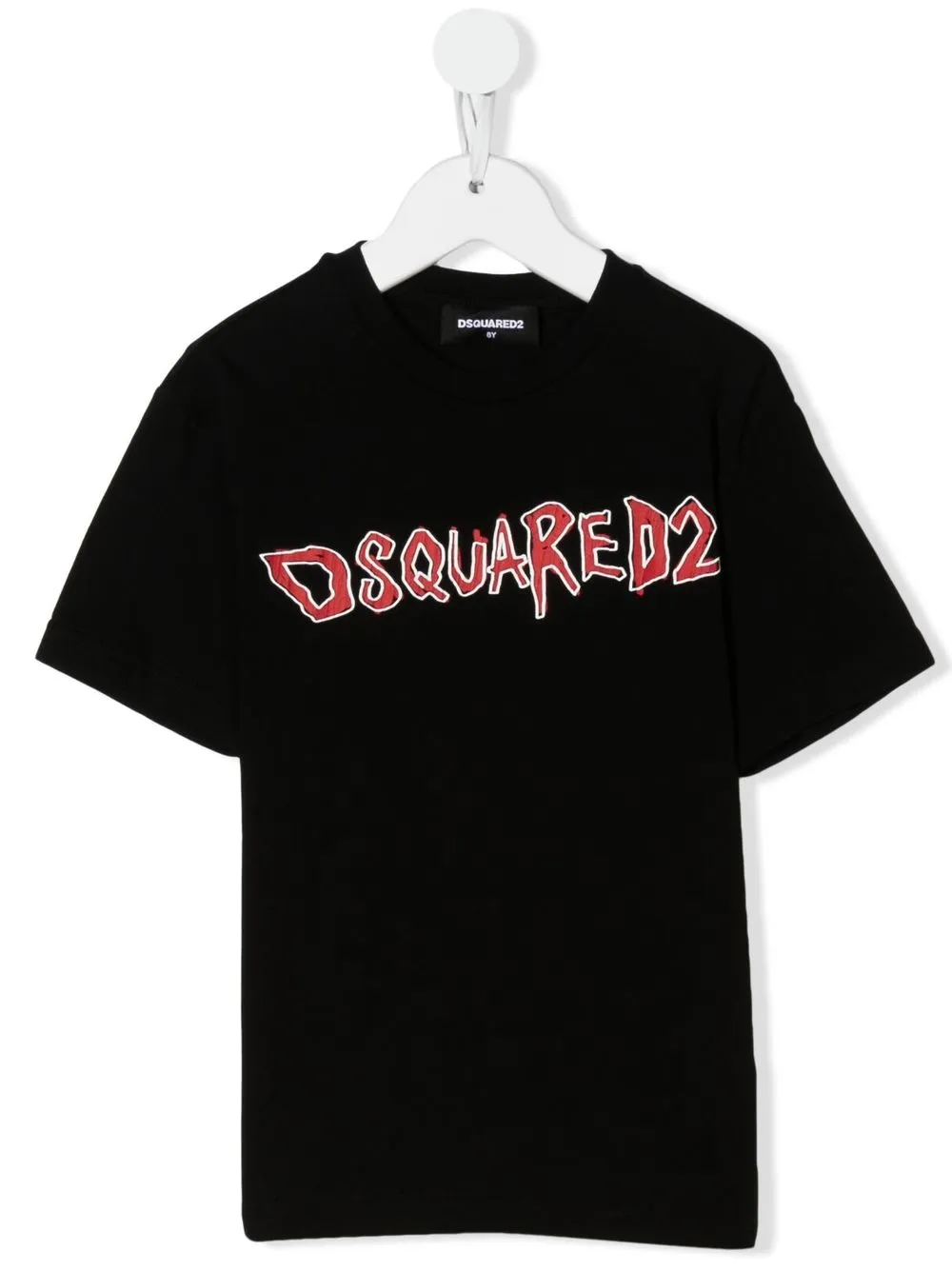 

Dsquared2 Kids playera con logo estampado - Negro