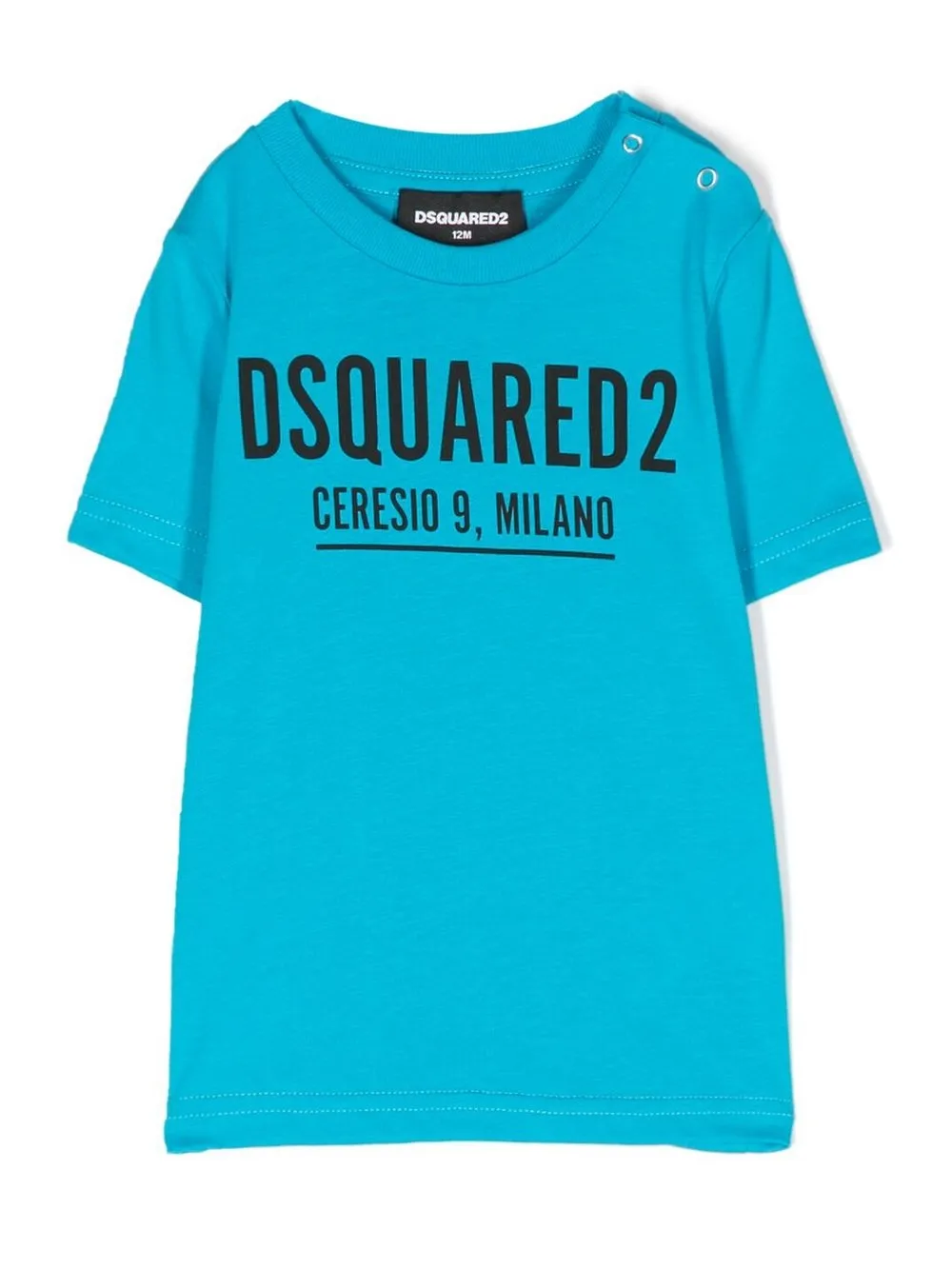 

Dsquared2 Kids playera con logo estampado - Azul