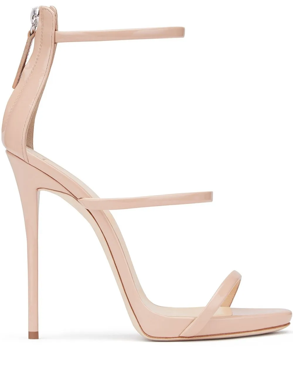 

Giuseppe Zanotti Harmony Velvet leather sandals - Pink