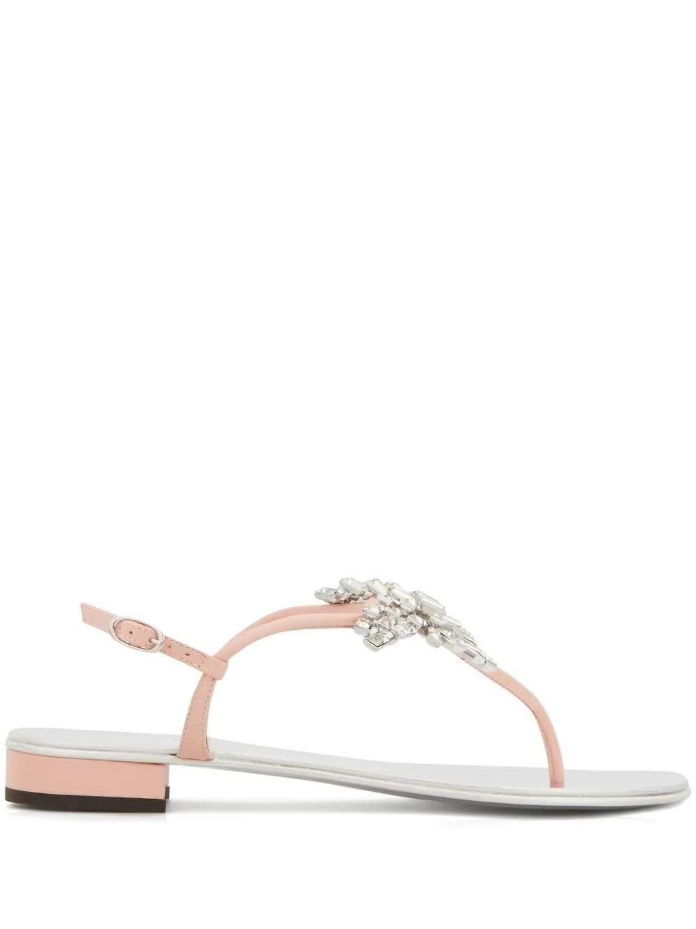 

Giuseppe Zanotti New Butterfly leather sandals - Pink