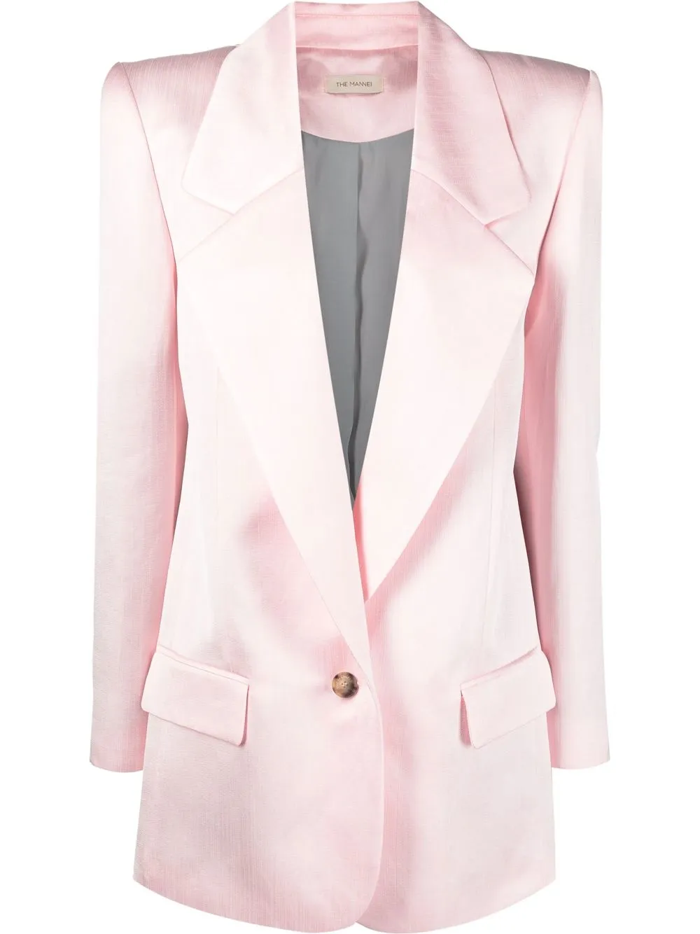 

The Mannei blazer Volterra con botones - Rosado