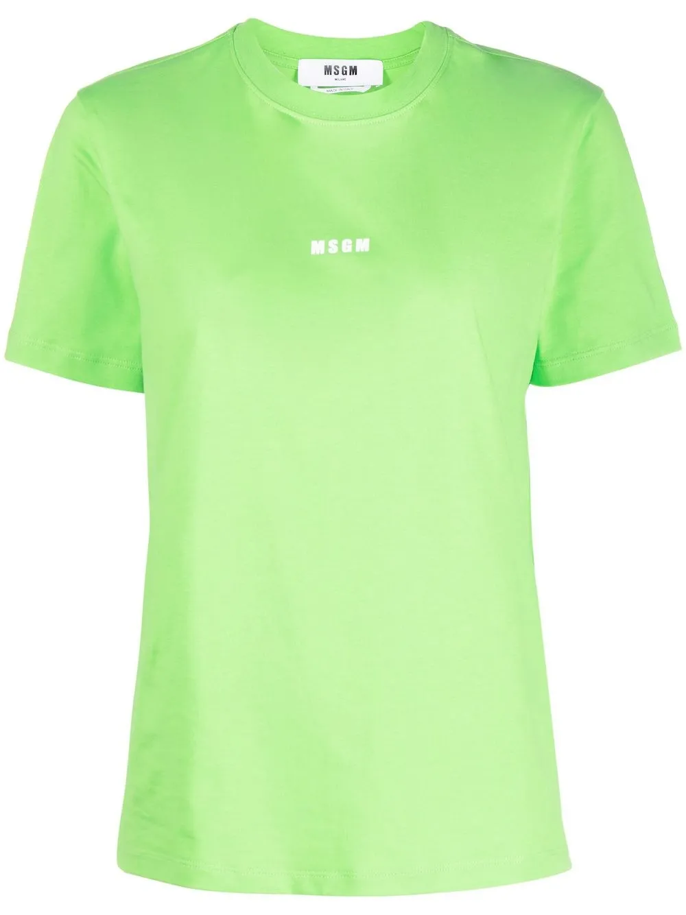 

MSGM playera manga corta con logo estampado - Verde