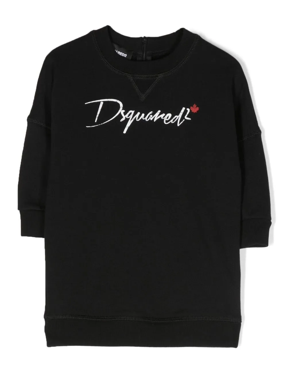 

Dsquared2 Kids vestido estilo sudadera con logo estampado - Negro