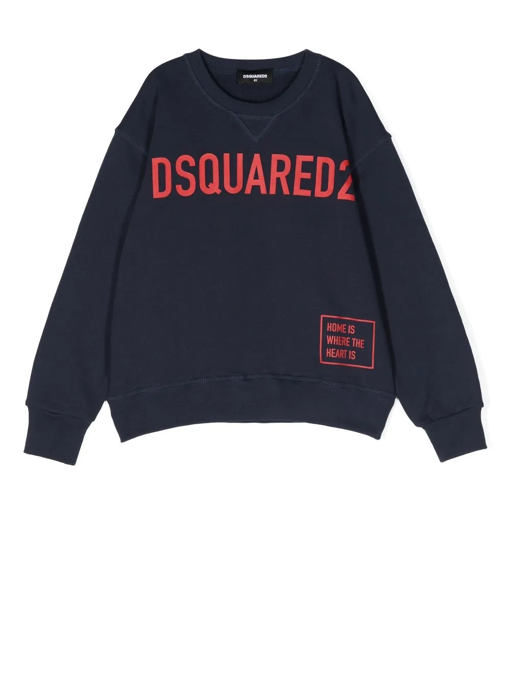 

Dsquared2 Kids sudadera con logo estampado - Azul