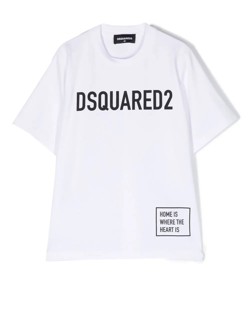 

Dsquared2 Kids playera con logo estampado - Blanco